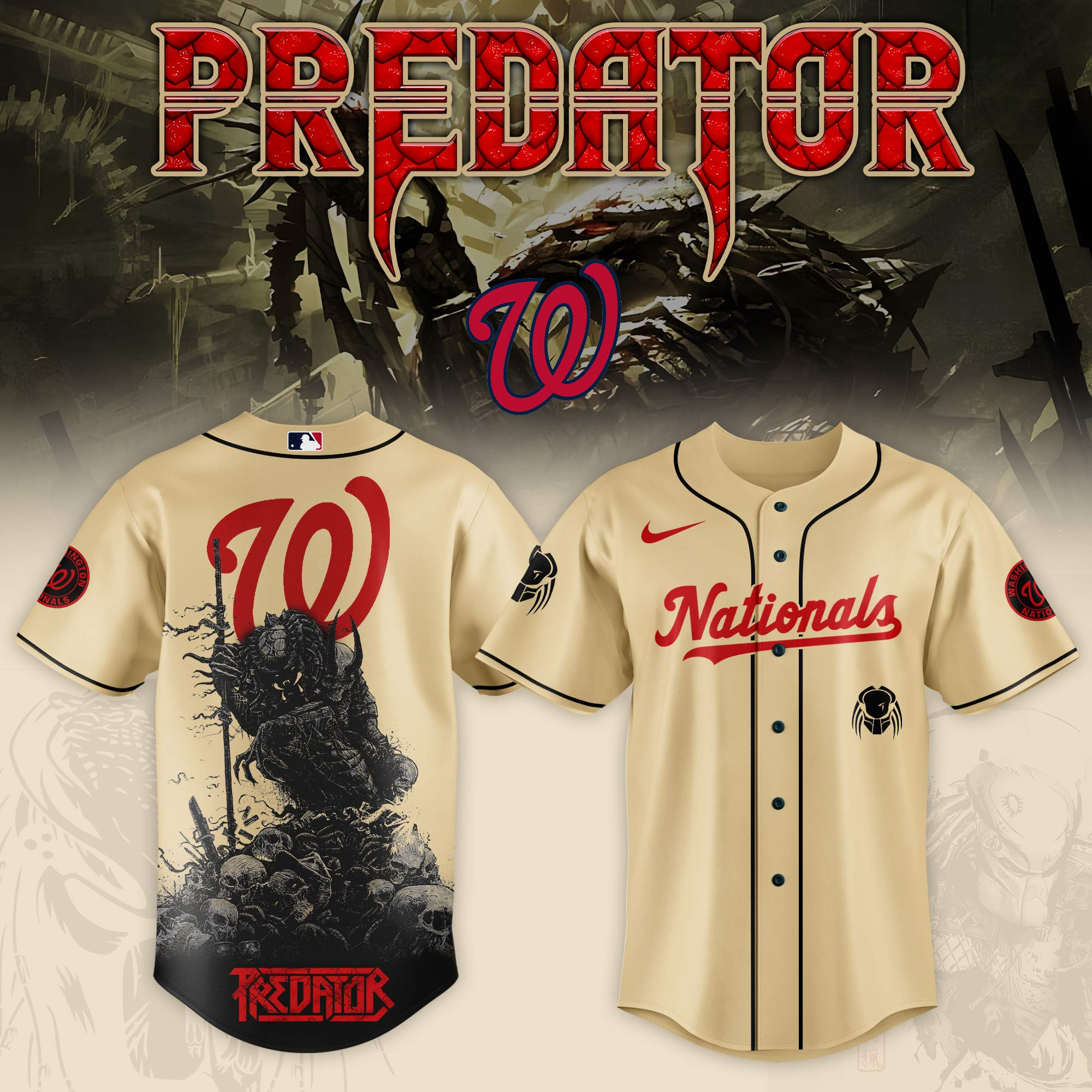 Washington Nationals Mlb X Predator Baseball Jersey For Fans