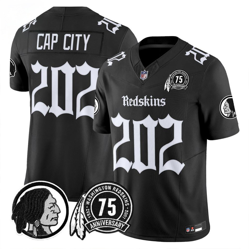 Washington Redskins Gothic Capital Edition Vapor Football Jersey Washington Redskins Merch