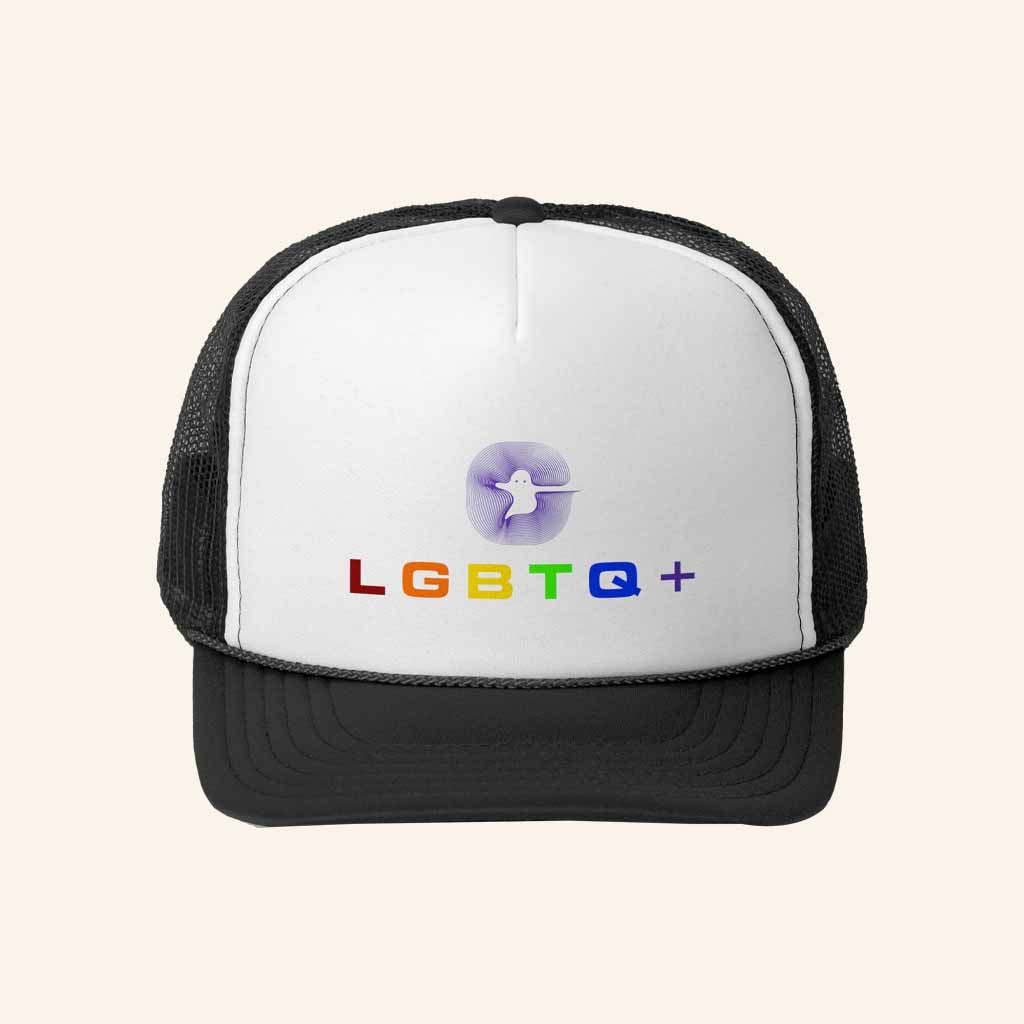 Watcher Merch Boo And Proud LGBTQ Trucker Hat Halloween LGBTQ Gift Ideas