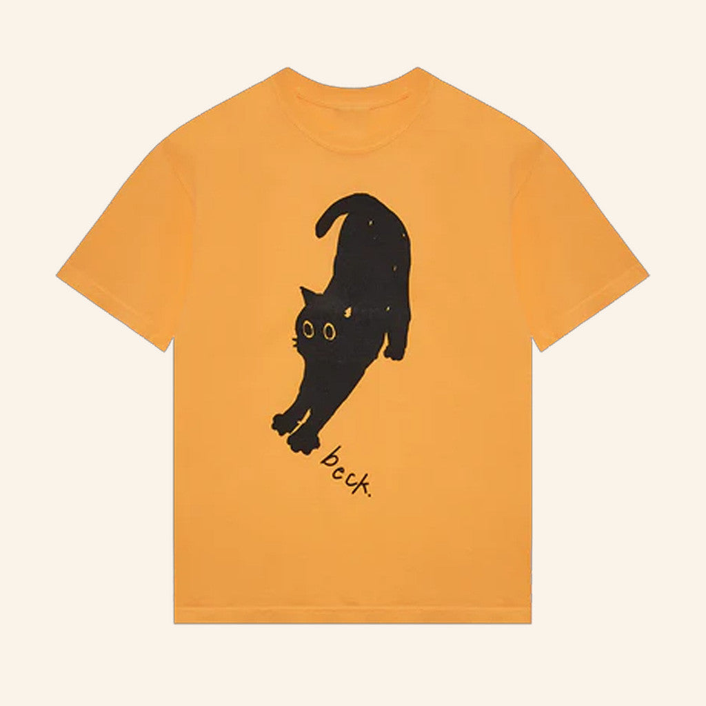 Wave To Earth Merch Black Cat Beck T-Shirt Gifts For Girlfriends