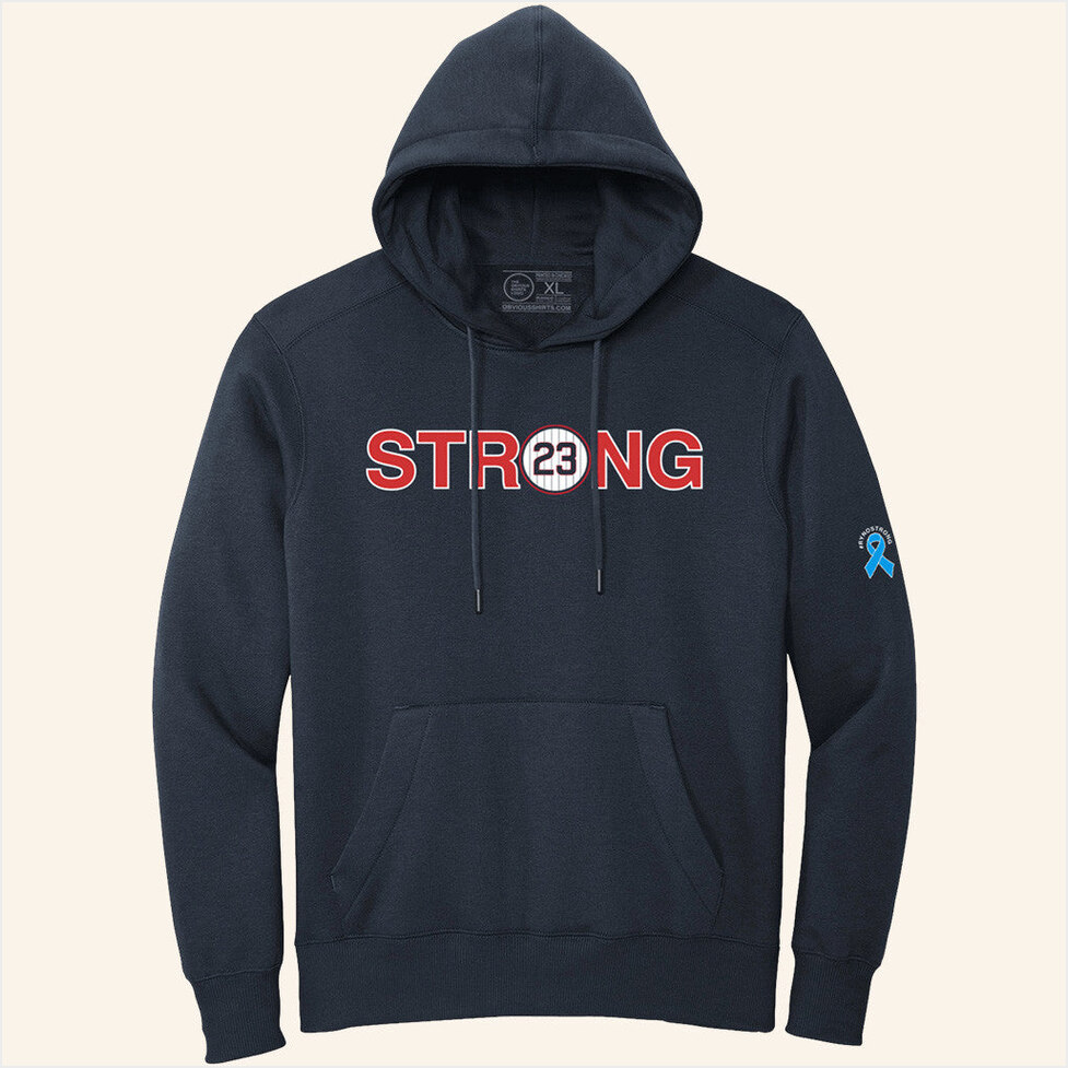 We Are All Ryno Strong Navy Hoodie FO23VER Hoodie Ryne Sandberg Merch Birthday Gifts For Father