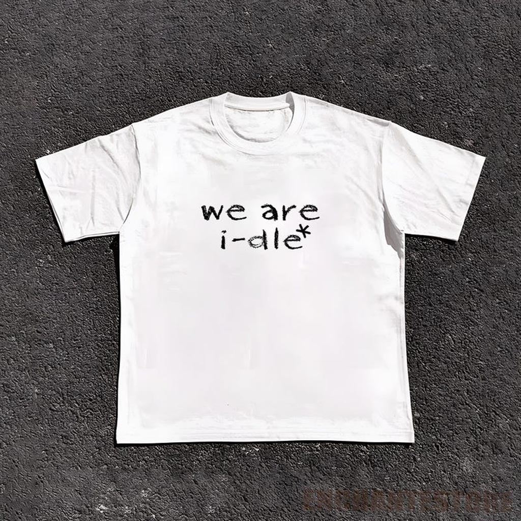 We Are Idle Shirt Idle We Are Album T-Shirt I-DLE World Tour Merch Gifts For Fans
