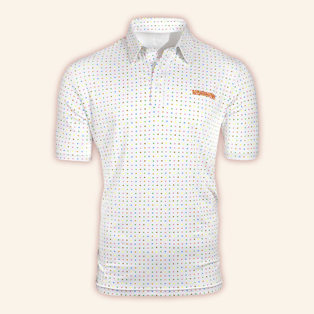 Whataburger Merch Day Dot Golf Polo Shirt Gifts For Dad