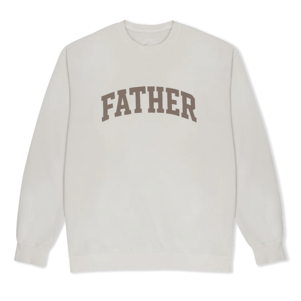 White Father Sweatshirt Call Her Daddy Merch Gift for Daughter Clean Classic Style