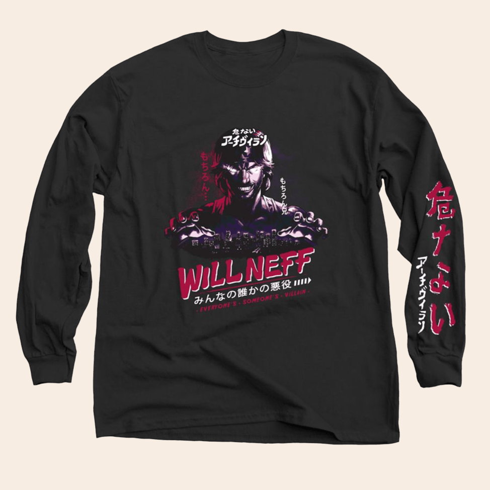 Will Neff Long Sleeve T-Shirt Will Neff Merch Birthday Gifts For Fans Father's Day Gifts For Dad