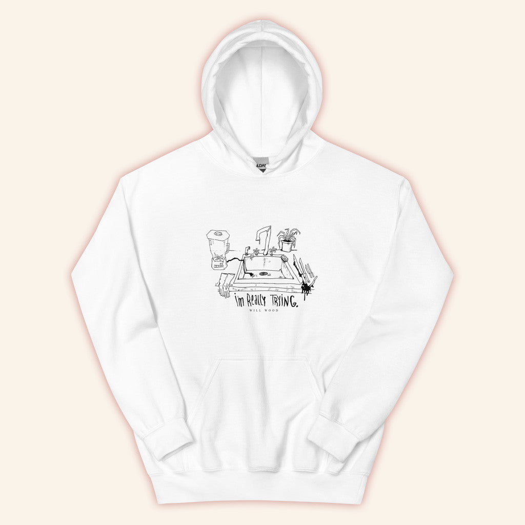Will Wood Merch Against The Kitchen Floor Hoodie Birthday Gifts For Music Lovers