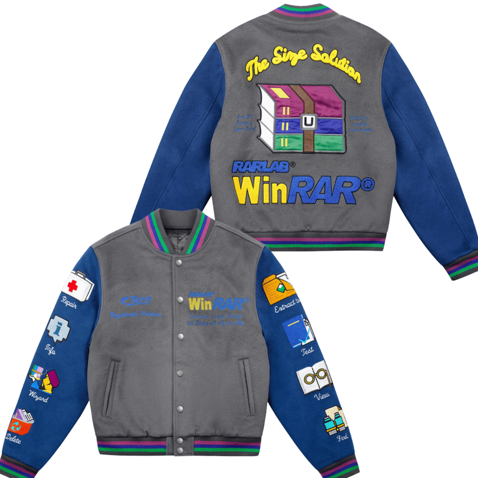 Winrar Merch WinRAR SENIOR Varsity Jacket Father'sDay Present Ideas Gifts For Best Friend