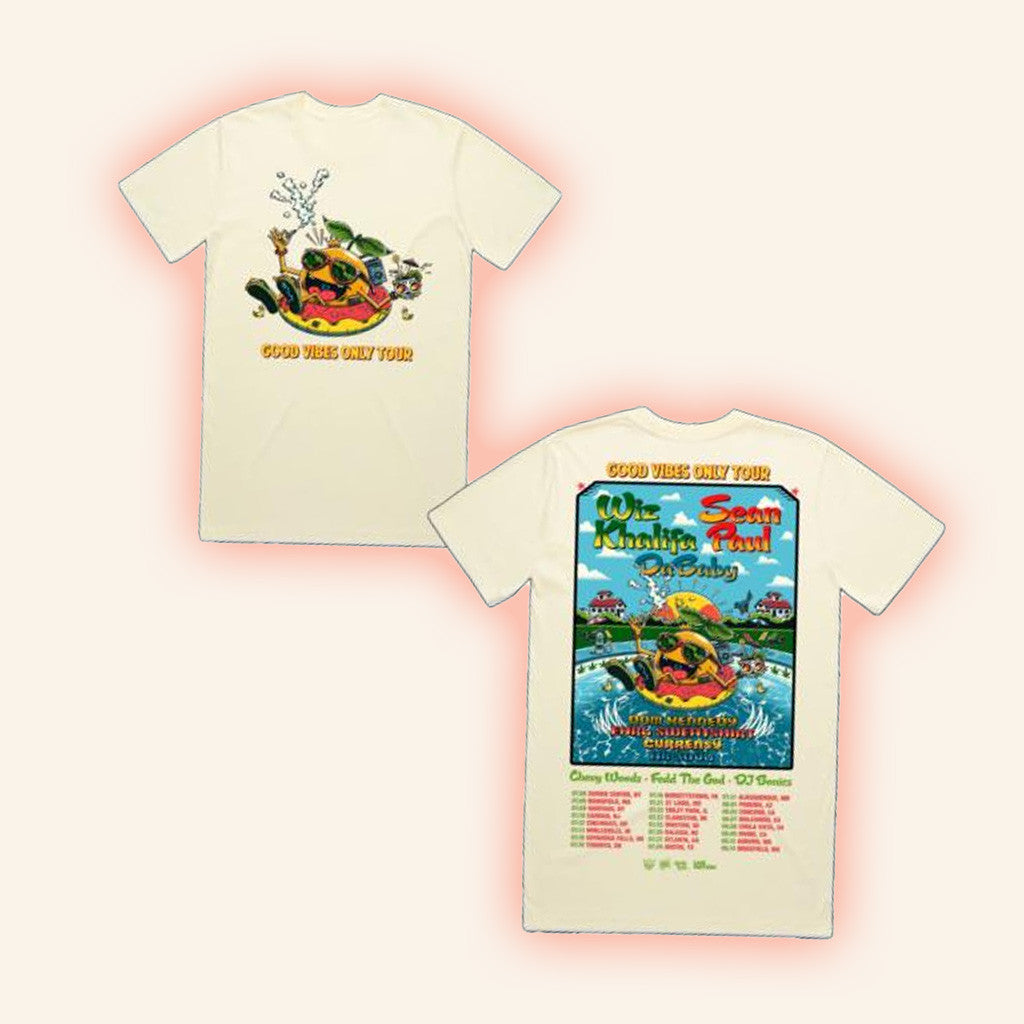 Wiz Khalifa Merch Good Vibes Only Tour Poster Shirt Gift Ideas For Son