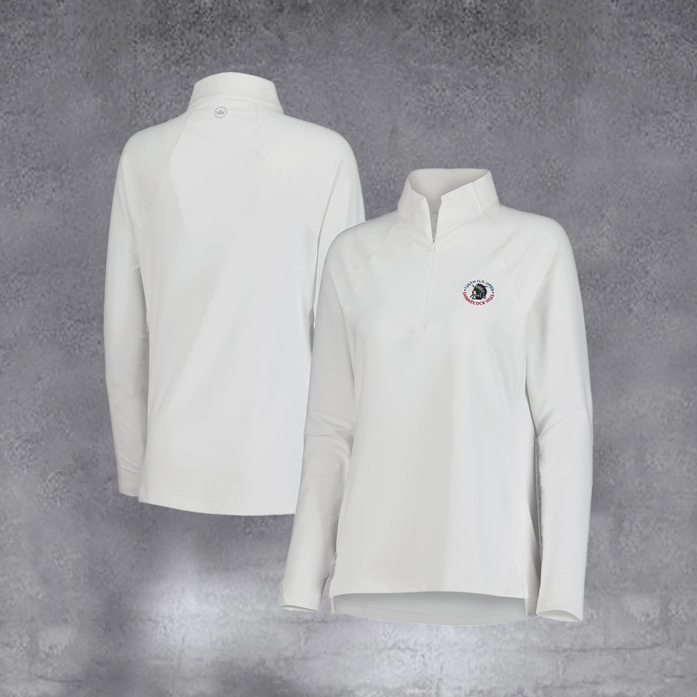 Women's 2026 U.S. Open White Performance Quarter Zip Pullover Gifts For Men