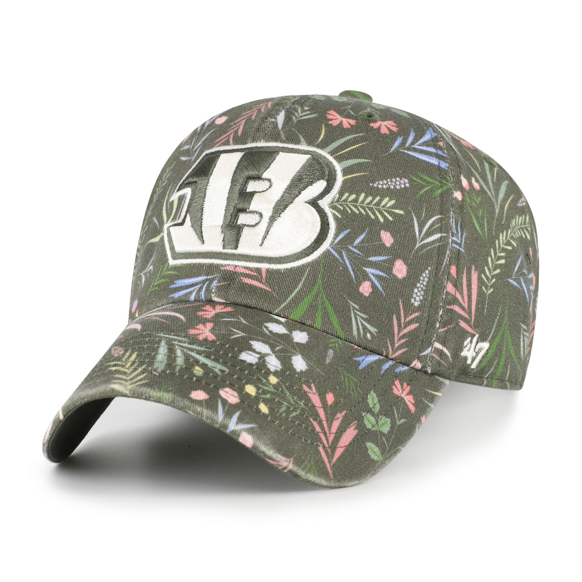 Womens 47 Green Cincinnati Bengals Verbena Clean Up Adjustable Hat Embroidered