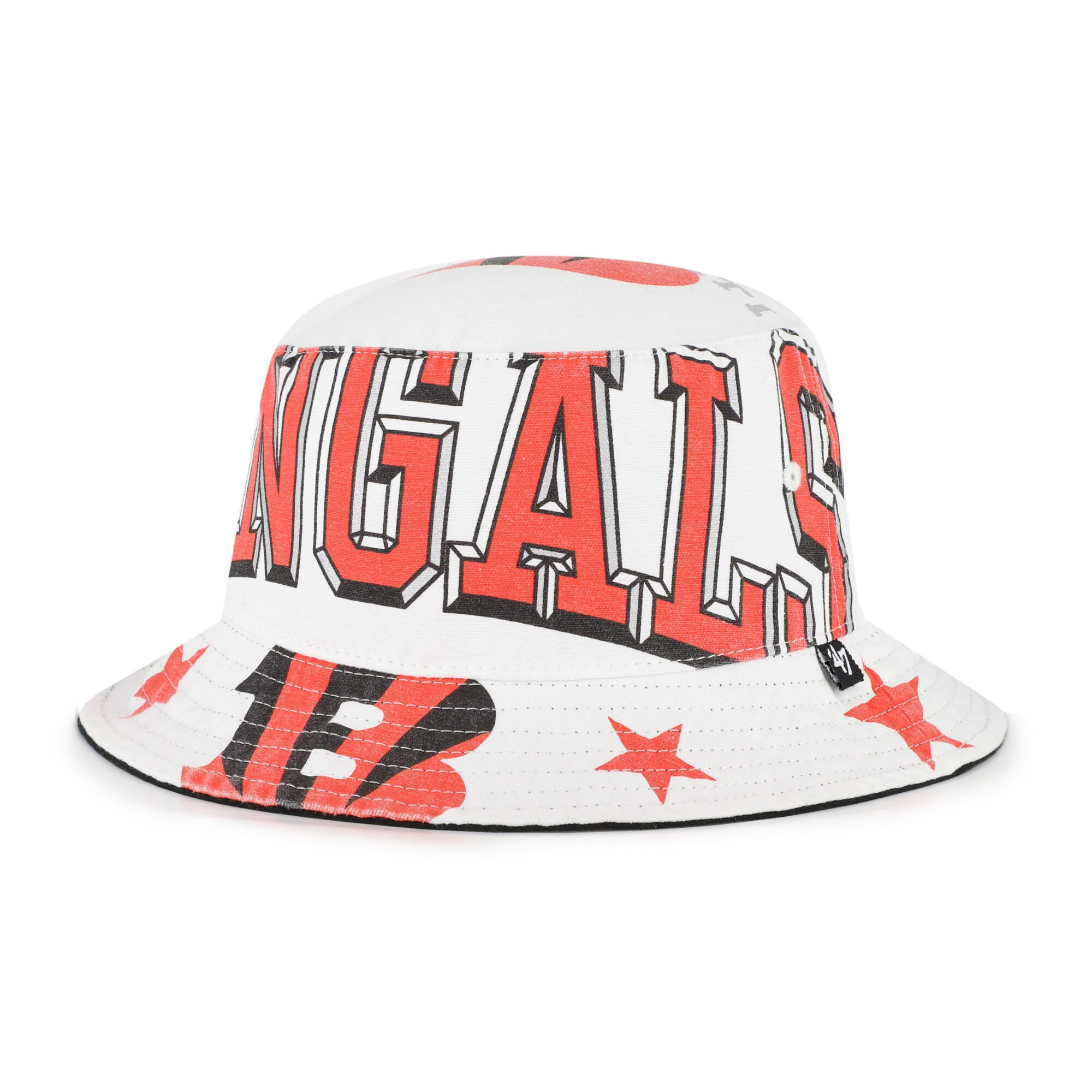 Womens 47 White Cincinnati Bengals Energize Bucket Hat Gifts For Friends