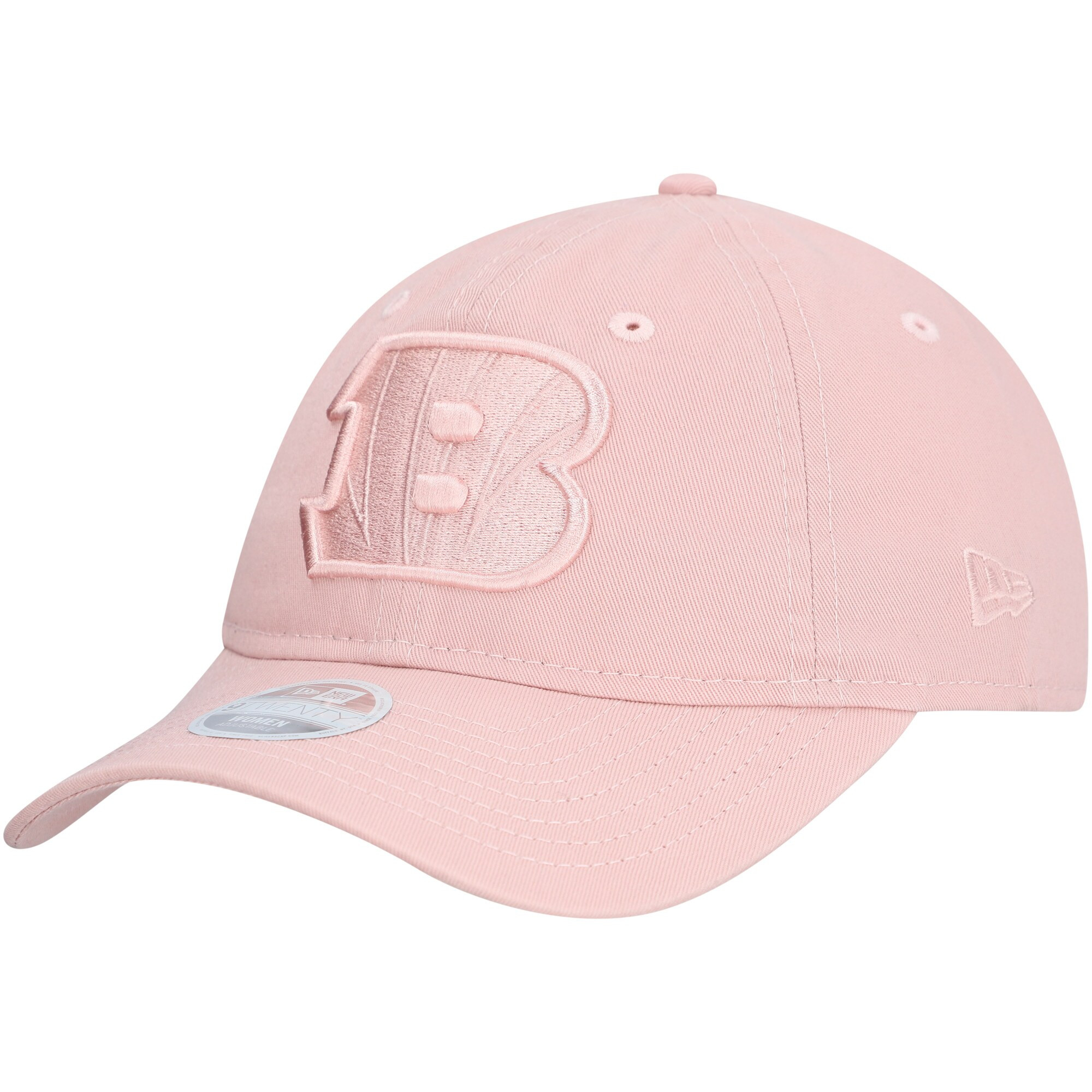 Womens New Era Light Pink Cincinnati Bengals Main 9TWENTY Adjustable Hat Gifts For Her
