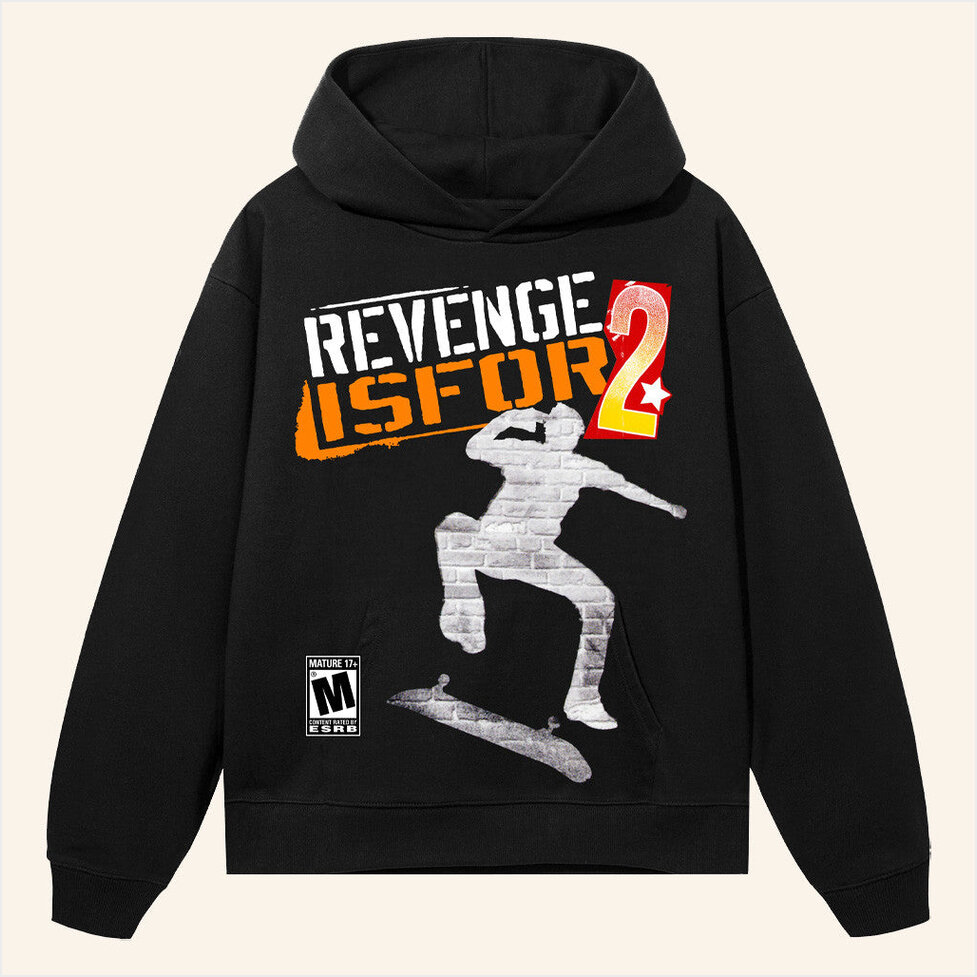 World Destruction Hoodie Revenge Official Merch Black Gifts For Husband Gifts For Besties