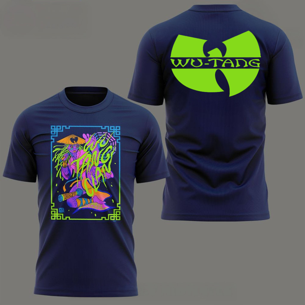 Wu-Tang Clan Concert Poster For Denver 2025 Navy Shirt Wu-Tang Clan Merch Father Gifts