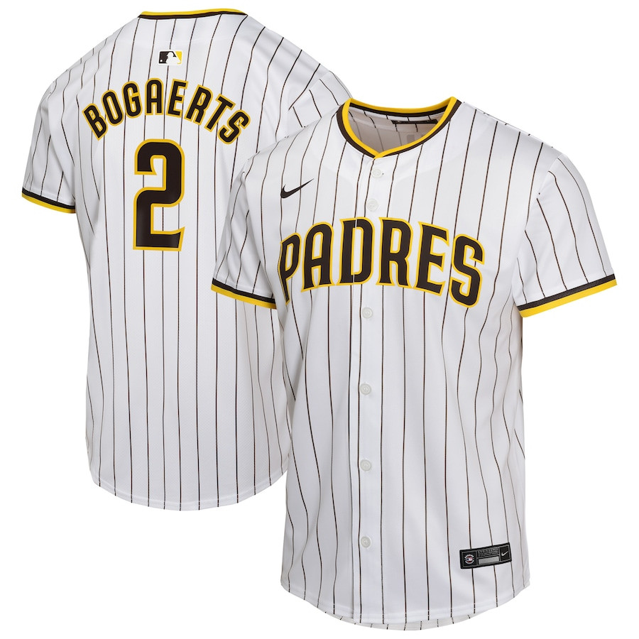 Xander Bogaerts 2 San Diego Padres Home Player Game YOUTH Jersey - White - JS528