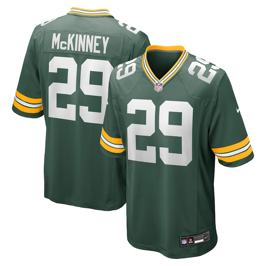 Xavier McKinney 29 Green Bay Packers Team Game Men Jersey - Green - JSDV496