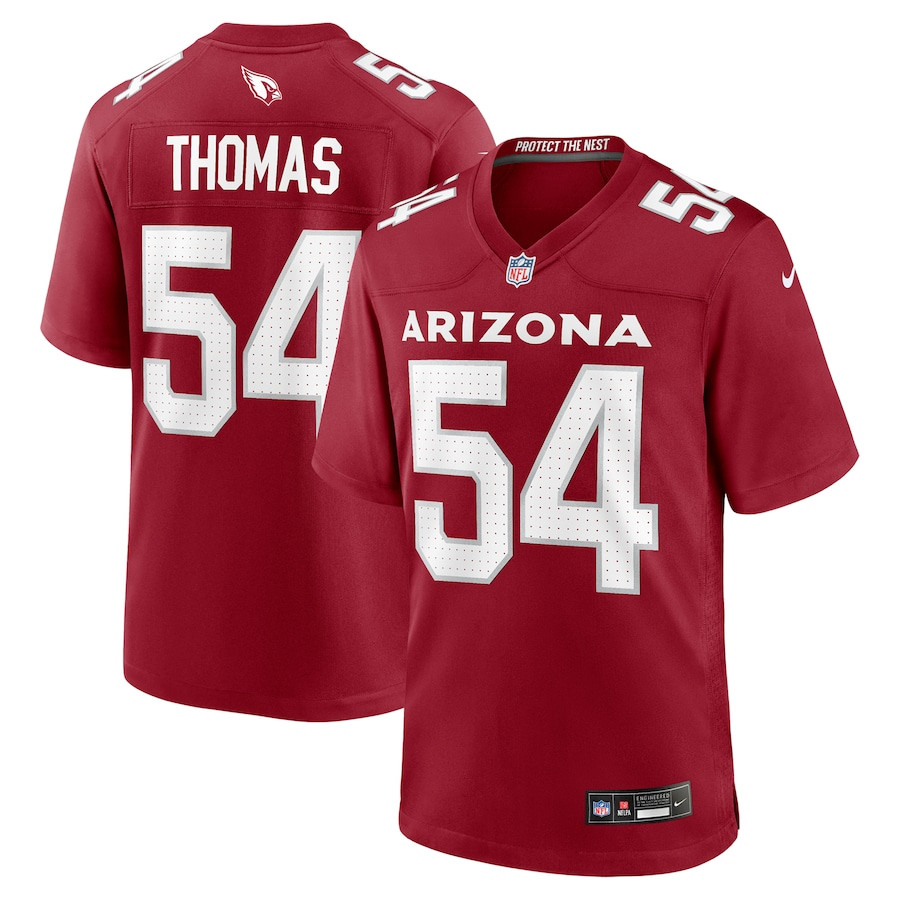 Xavier Thomas 54 Arizona Cardinals Team Game Men Jersey - Cardinal - JSDV217
