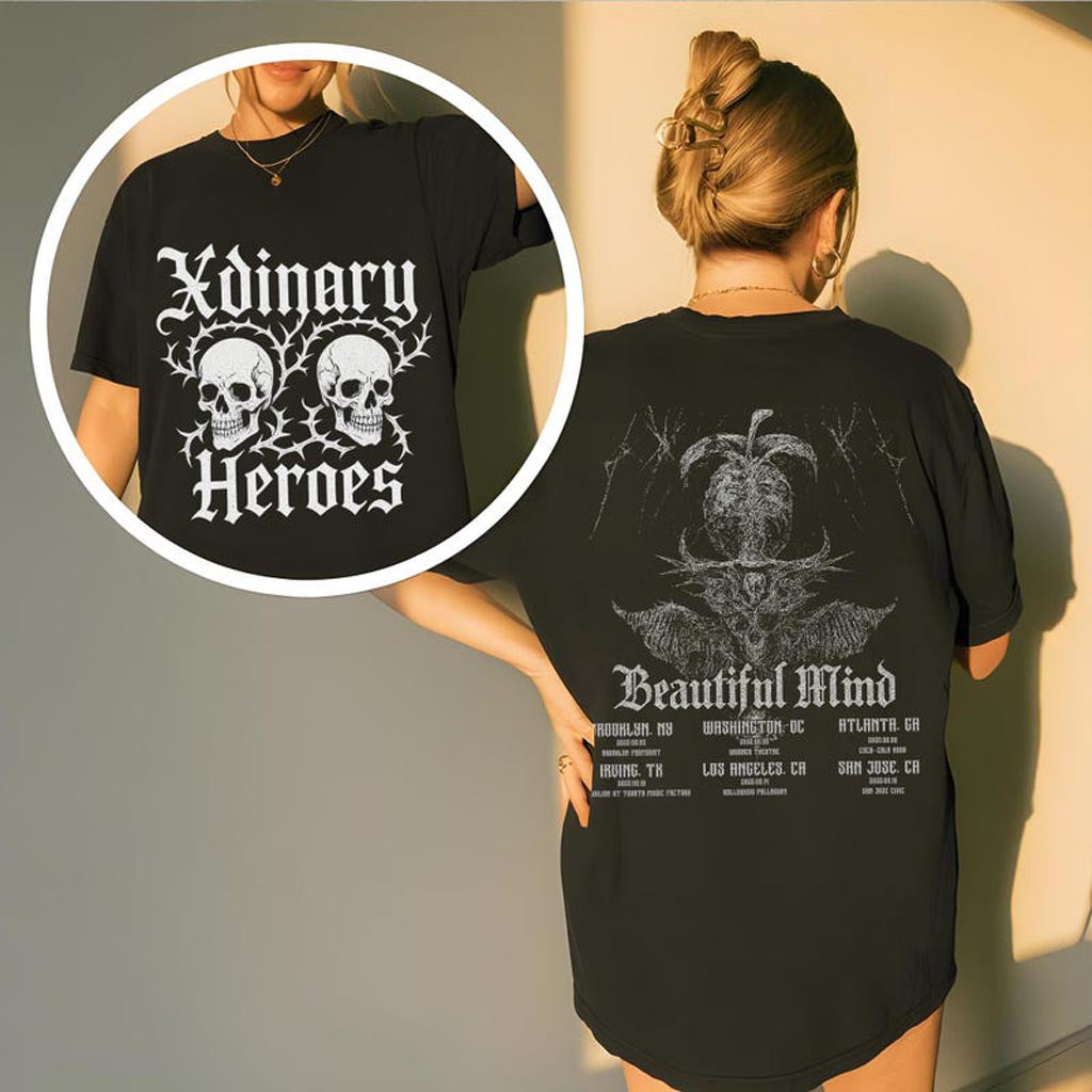 Xdinary Heroes Beautiful Mind World Tour Shirt Xdinary Heroes T-Shirt Xdinary Heroes World Tour