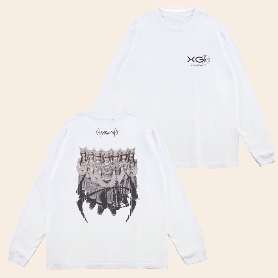 XGALX Merchandise XG GR8 Kosuke Kawamura Pigment Dyed Long Sleeve T-Shirt XG Merch
