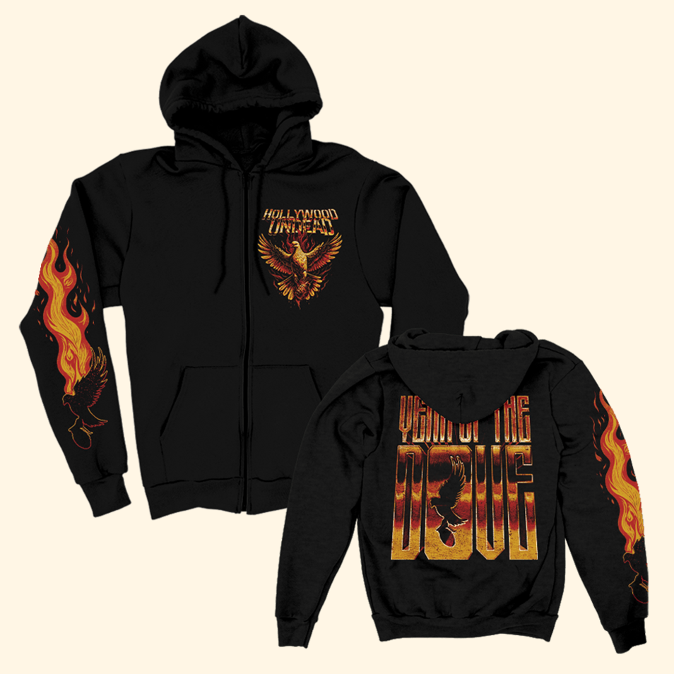 Year Of the Dove Zip Hoodie Hollywood Undead Merch Father's Day Gifts For Grandpa Gifts For Dad