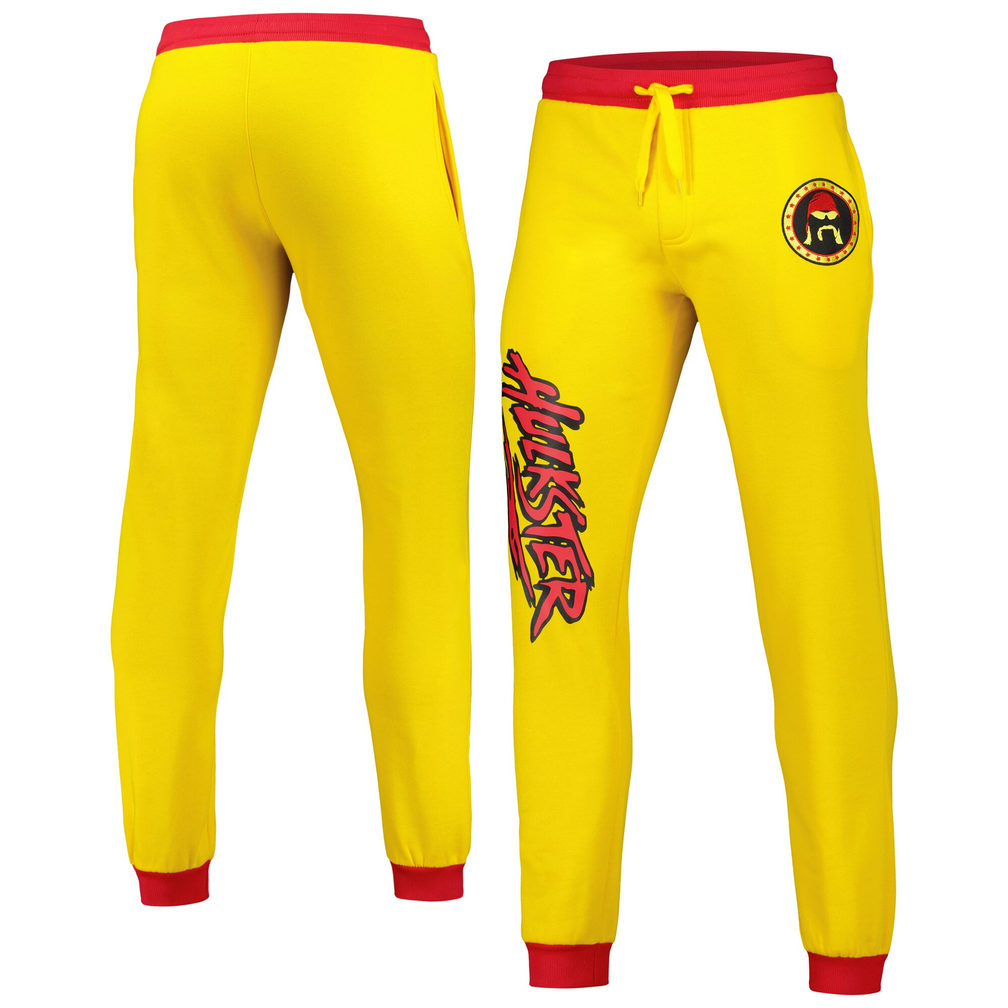 Yellow Hulk Hogan Chenille Sweatpants Hulk Hogan Merch
