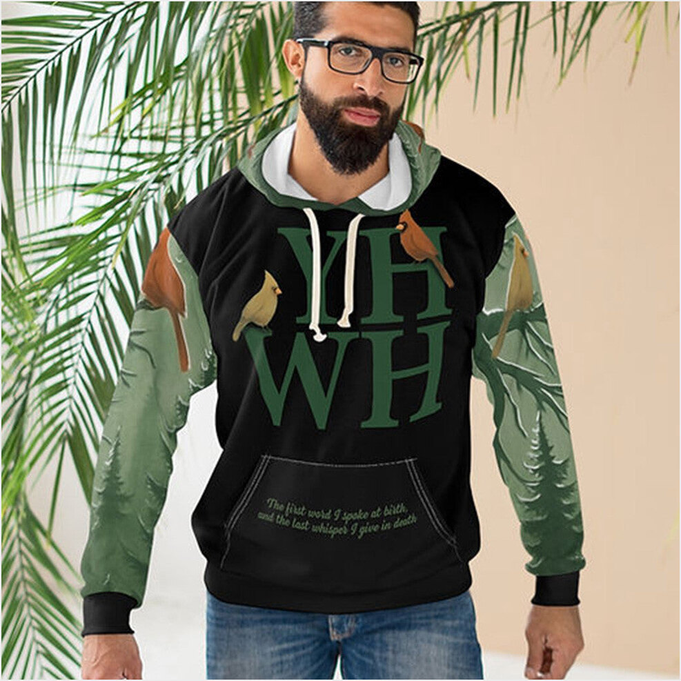 YHWH Forest Hoodie Present For Husband BFF Birthday Gifts Ideas Christmas Presents