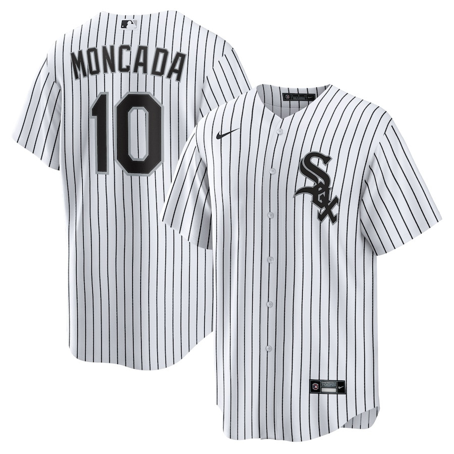 Yoan Moncada 10 Chicago White Sox Home Limited Player Men Jersey - White - JS393
