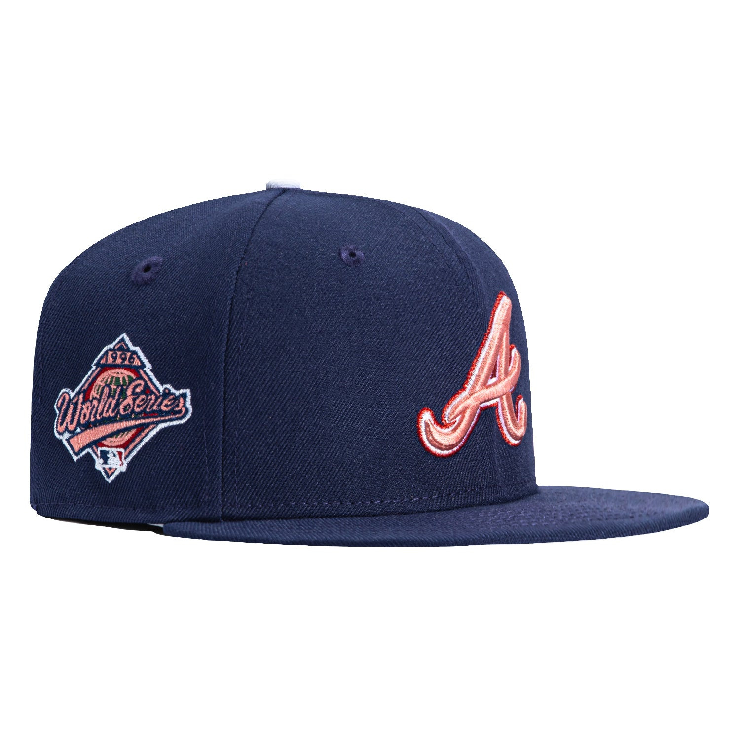 Yokai Atlanta Braves 1995 World Series Hat Snapback MLB Gifts For Baseball Lovers