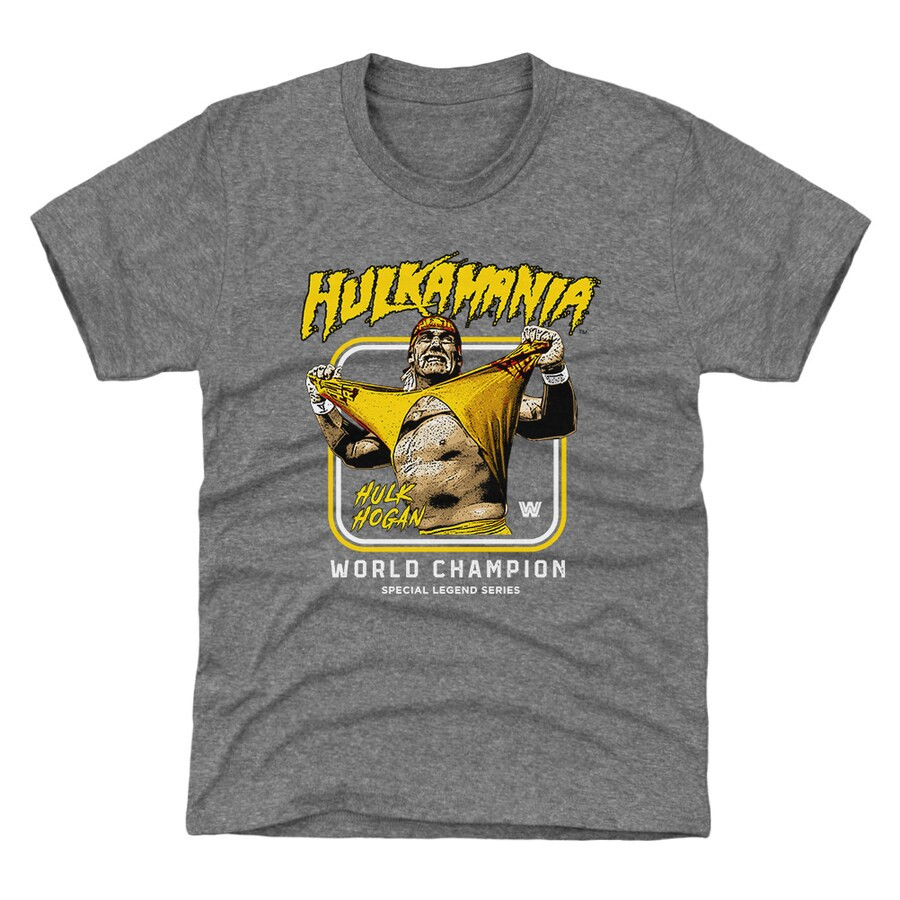 Youth 500 Level Gray Hulk Hogan Hulkamania T-shirt Memorial Gift For Hulkamania Fans