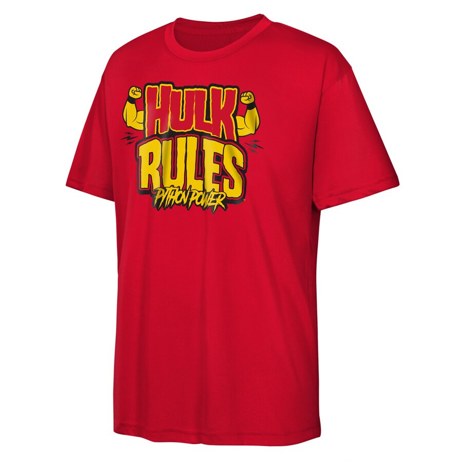 Youth Red Hulk Hogan Amped Up T-shirt Legend Never Dies Fan Gift