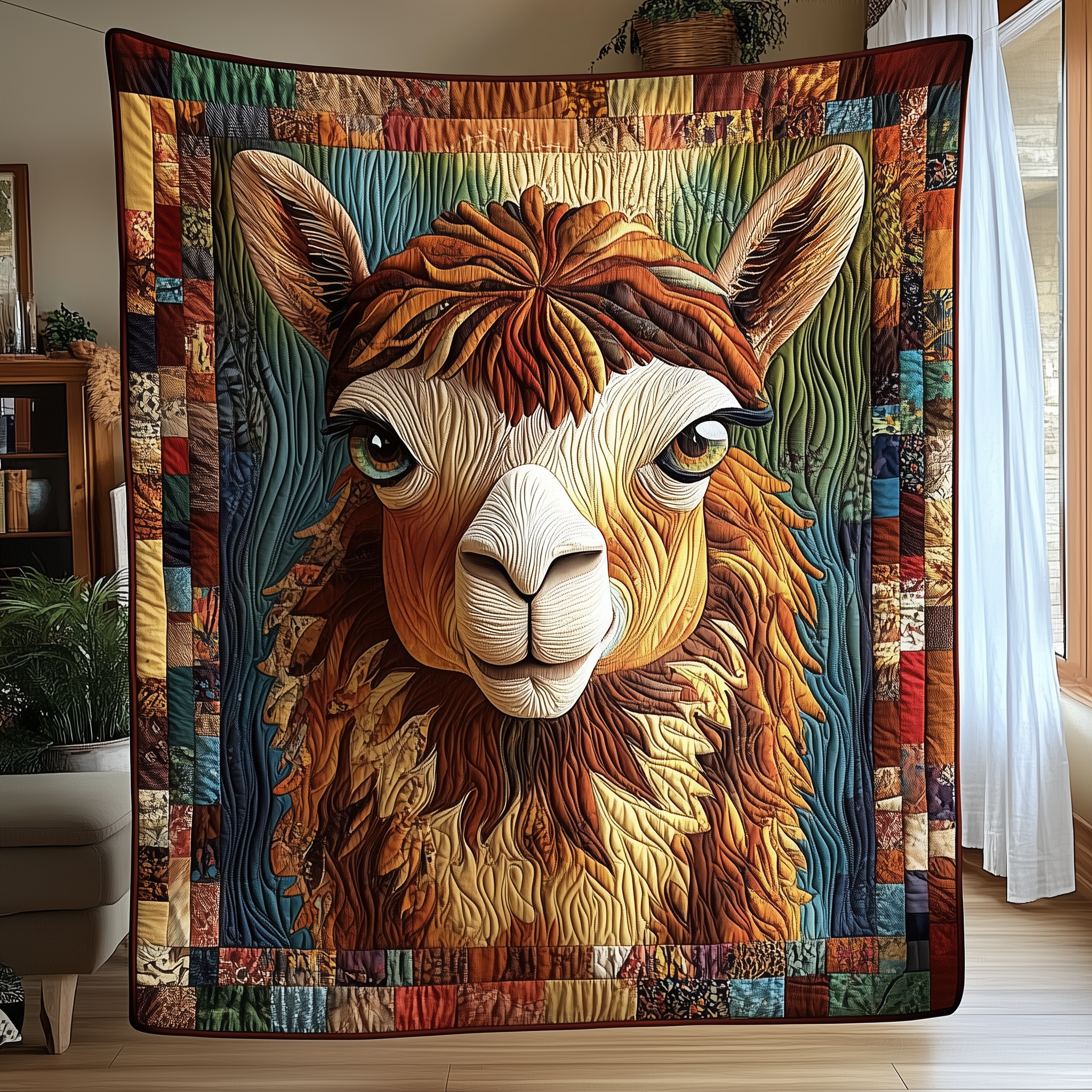 ysterious Native Alpaca Quilted Blanket Native American Gift Ideas