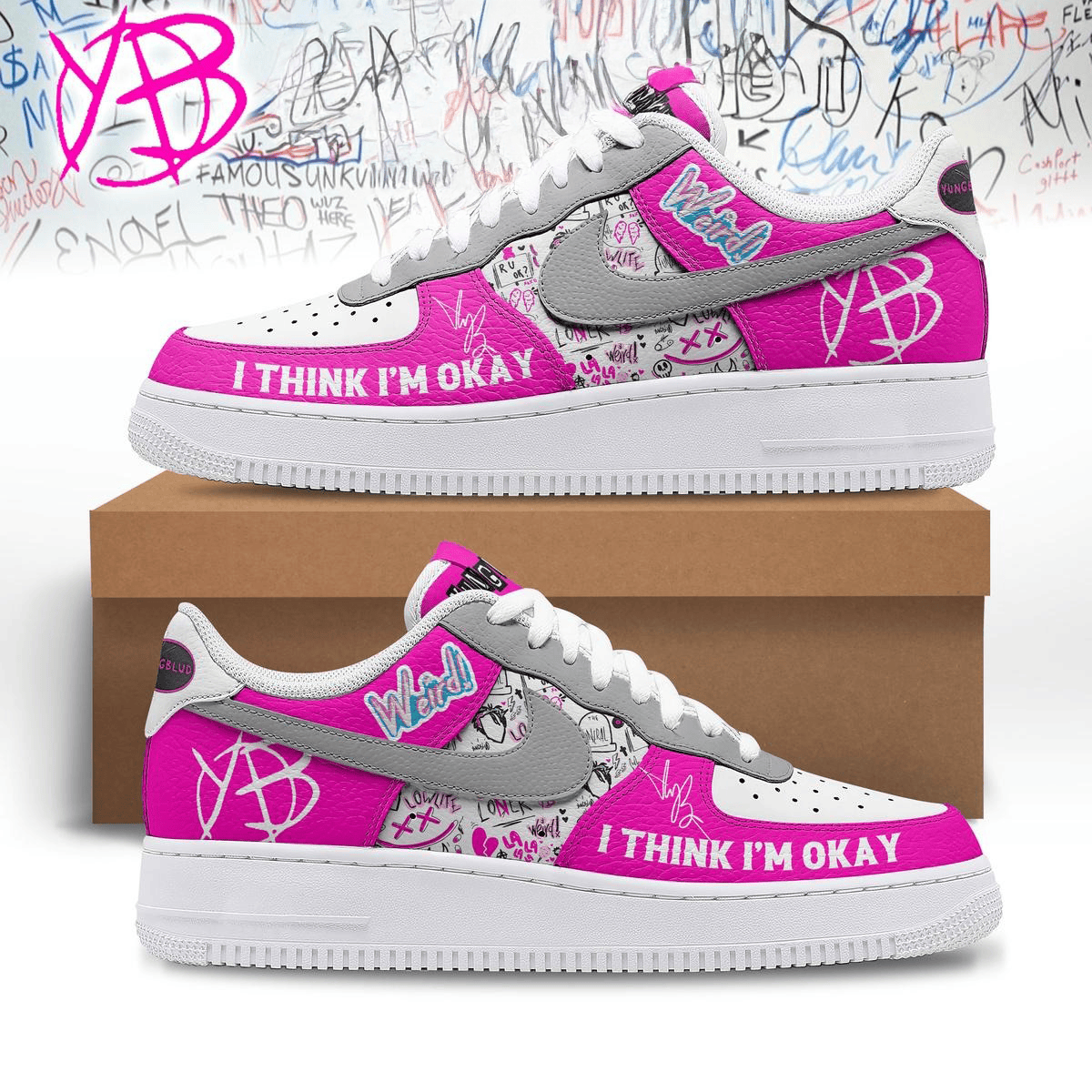 Yungblud I Think I'm Okay Air Force 1 Shoes Fan Merch Gifts For Wife