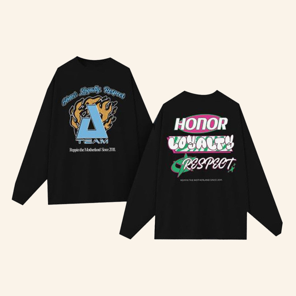 Zero Studio PH Merch A Team Black Long Sleeves Shirt Him Gifts
